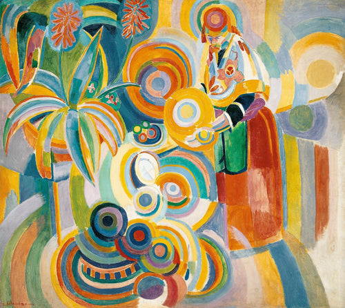 O grande português (Robert Delaunay) - Reprodução com Qualidade Museu