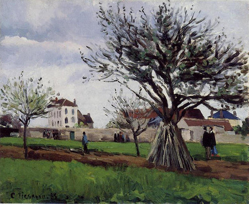 Macieiras em Pontoise (Camille Pissarro) - Reprodução com Qualidade Museu