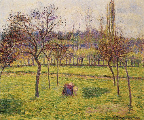 Macieiras em um campo (Camille Pissarro) - Reprodução com Qualidade Museu