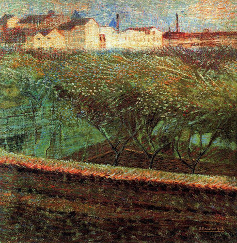 Noite de abril (Umberto Boccioni) - Reprodução com Qualidade Museu