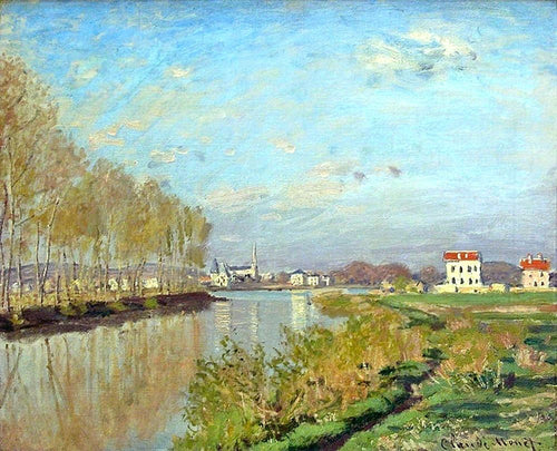 Argenteuil, Sena (Claude Monet) - Reprodução com Qualidade Museu