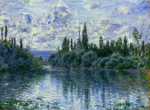 Braço do Sena perto de Vetheuil (Claude Monet) - Reprodução com Qualidade Museu