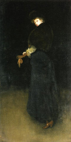 Arranjo em preto - Lady In The Yellow Buskin (James Abbott McNeill Whistler) - Reprodução com Qualidade Museu