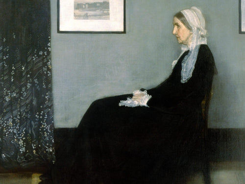 Arranjo em cinza e preto, nº 1 (James Abbott McNeill Whistler) - Reprodução com Qualidade Museu