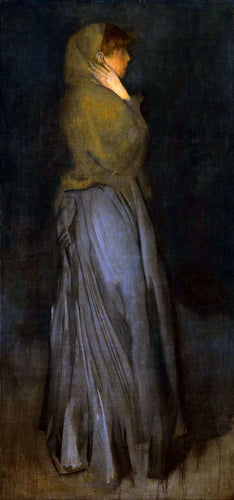 Arranjo em amarelo e cinza (James Abbott McNeill Whistler) - Reprodução com Qualidade Museu