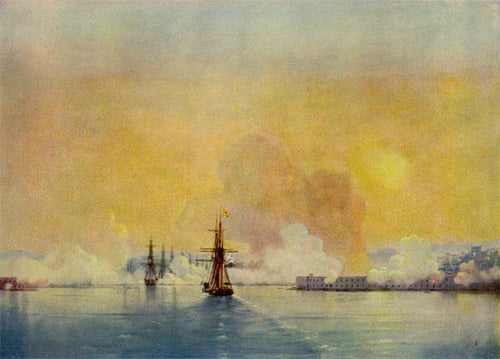 Chegada à Baía de Sebastopol (Ivan Aivazovsky) - Reprodução com Qualidade Museu