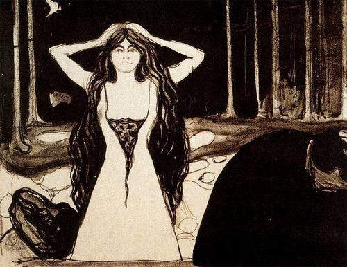 Ashes II (Edvard Munch) - Reprodução com Qualidade Museu