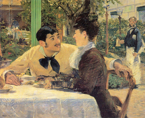 No padre Lathuille (Edouard Manet) - Reprodução com Qualidade Museu