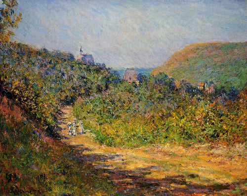 Em Les Petit-Dalles (Claude Monet) - Reprodução com Qualidade Museu