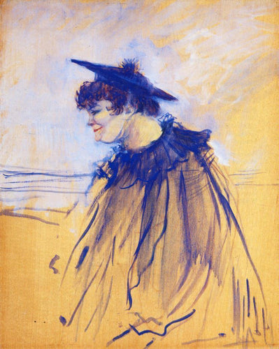At Star, Le Havre - Miss Dolly, cantora inglesa (Henri de Toulouse-Lautrec) - Reprodução com Qualidade Museu