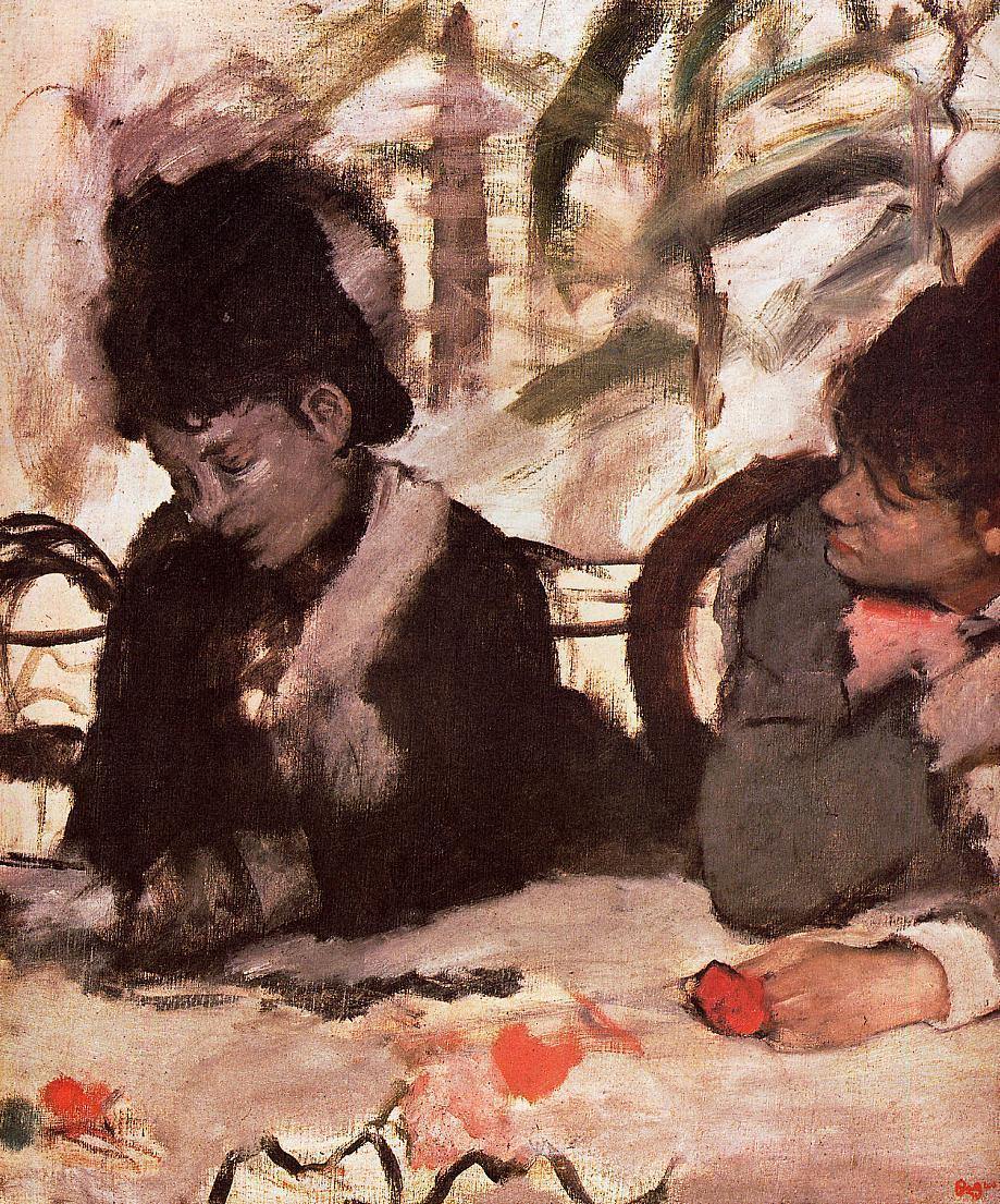 No café (Edgar Degas) - Reprodução com Qualidade Museu