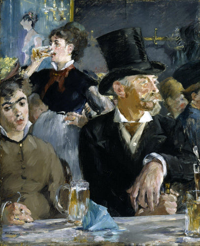 No café (Edouard Manet) - Reprodução com Qualidade Museu