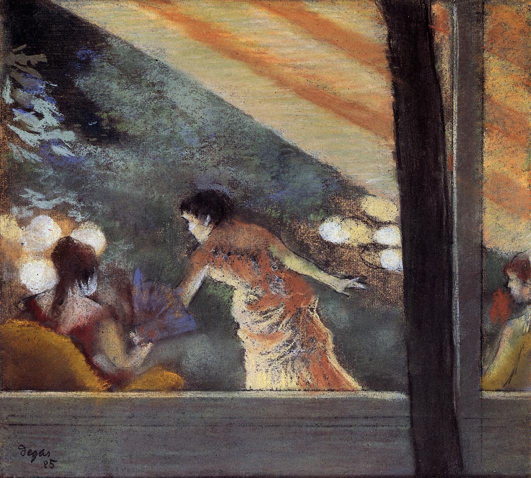 No Café Des Ambassadeurs (Edgar Degas) - Reprodução com Qualidade Museu