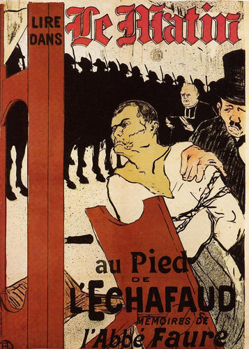 Ao pé do andaime (Henri de Toulouse-Lautrec) - Reprodução com Qualidade Museu