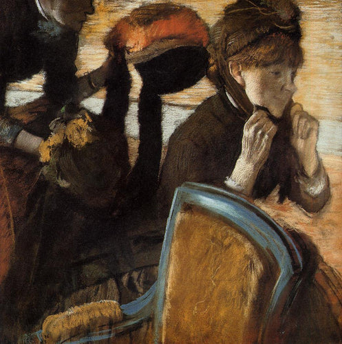 Na Milliners (Edgar Degas) - Reprodução com Qualidade Museu