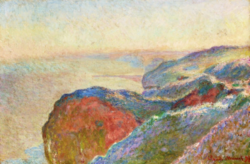 Em Val Saint-Nicolas Near Dieppe, Manhã (Claude Monet) - Reprodução com Qualidade Museu