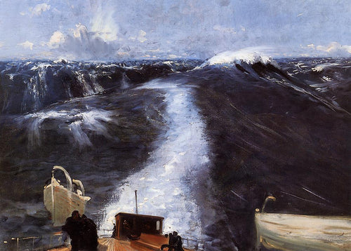 Tempestade atlântica (John Singer Sargent) - Reprodução com Qualidade Museu