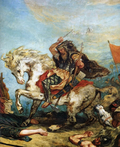 Átila, o Huno (Eugene Delacroix) - Reprodução com Qualidade Museu