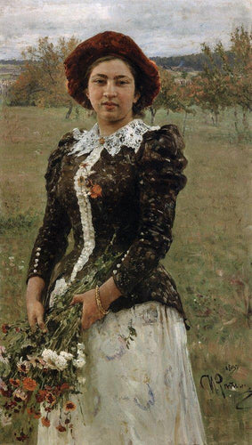 Bouquet de outono - Retrato de Vera Repina