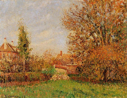 Autunm em Eragny (Camille Pissarro) - Reprodução com Qualidade Museu