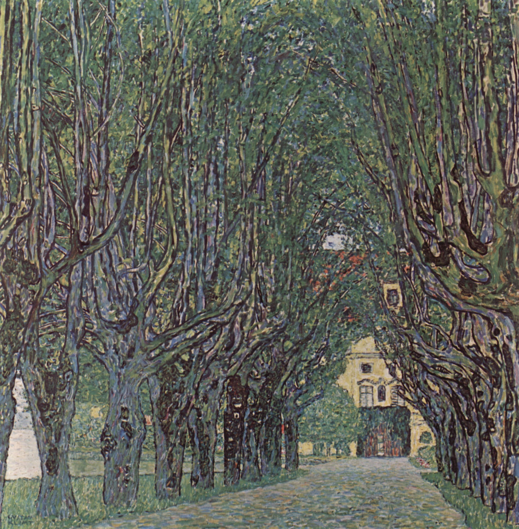 Avenida no parque de Schloss Kammer (Gustav Klimt) - Reprodução com Qualidade Museu