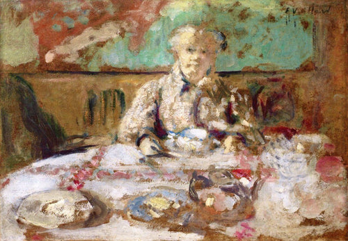 Madame Vuillard na mesa de jantar - Replicarte