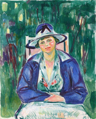 Maria Agatha Meier (Edvard Munch) - Reprodução com Qualidade Museu