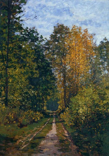 Caminho Arborizado (Claude Monet) - Reprodução com Qualidade Museu