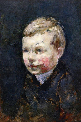 Chefe de um menino (Edvard Munch) - Reprodução com Qualidade Museu