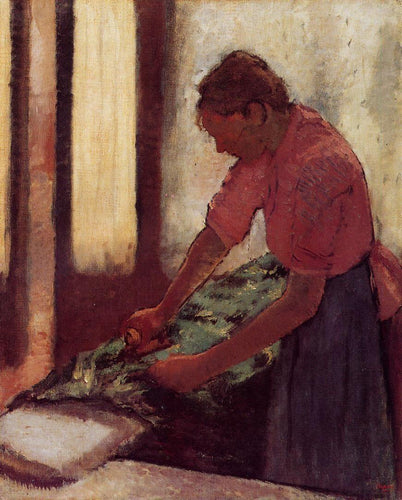Mulher Passando a Ferro (Edgar Degas) - Reprodução com Qualidade Museu