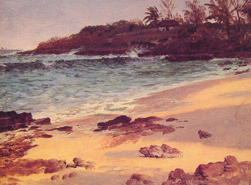Bahama Cove (Albert Bierstadt) - Reprodução com Qualidade Museu