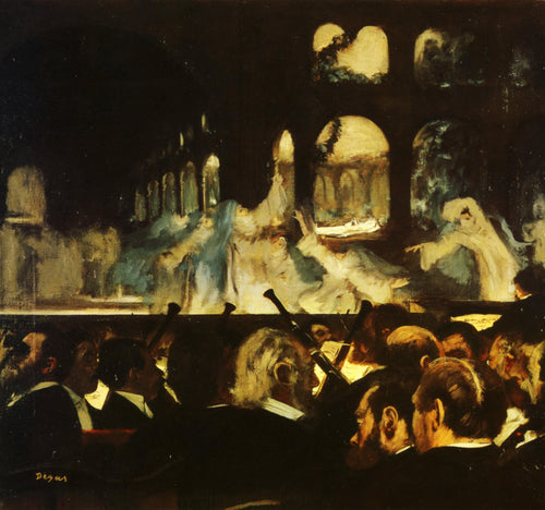 Cena do balé de Robert Le Diable (Edgar Degas) - Reprodução com Qualidade Museu