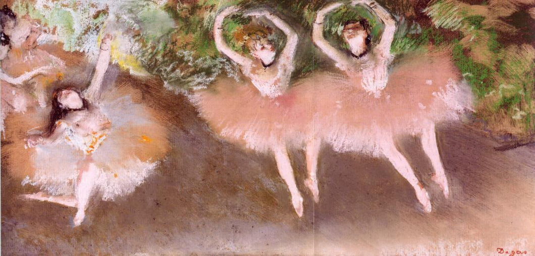 Cena de balé (Edgar Degas) - Reprodução com Qualidade Museu