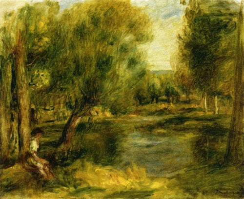 Margens do rio (Pierre-Auguste Renoir) - Reprodução com Qualidade Museu