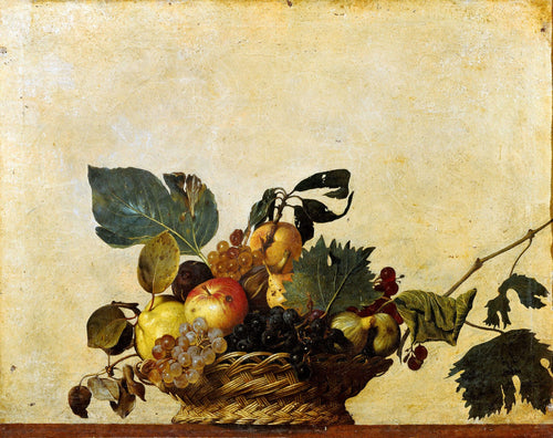 Cesta de frutas (Caravaggio) - Reprodução com Qualidade Museu