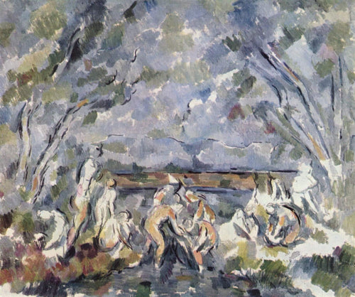 Banhistas (Paul Cézanne) - Reprodução com Qualidade Museu