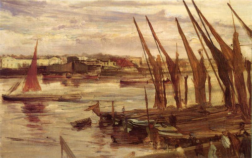Alcance Battersea (James Abbott McNeill Whistler) - Reprodução com Qualidade Museu