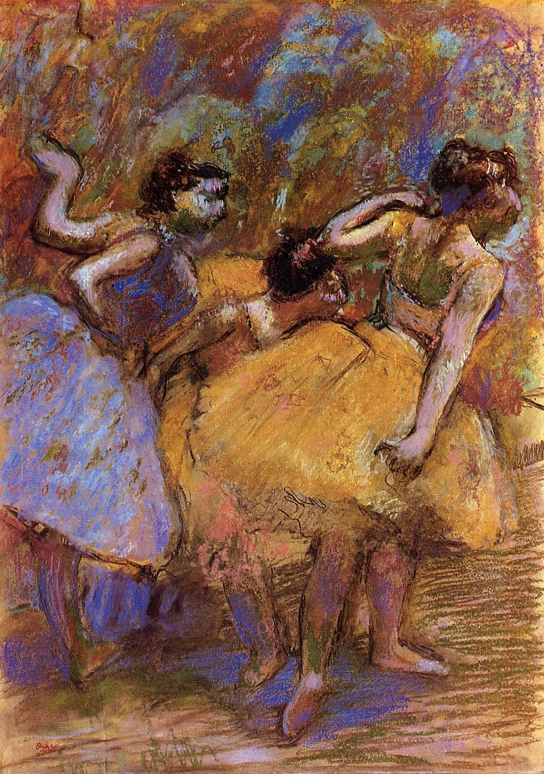 Dançarinos (Edgar Degas) - Reprodução com Qualidade Museu