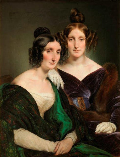 Retrato de Carolina Grassi e Bianca Bignami - As Irmãs Gabrini