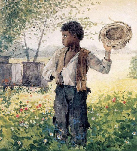 A abelha ocupada (Winslow Homer) - Reprodução com Qualidade Museu