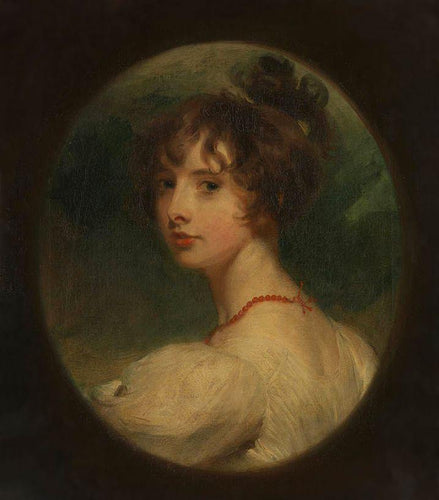 Retrato do Exmo. Emily Mary Lamb 1787-1869, posteriormente condessa Cowper e viscondessa Palmerston