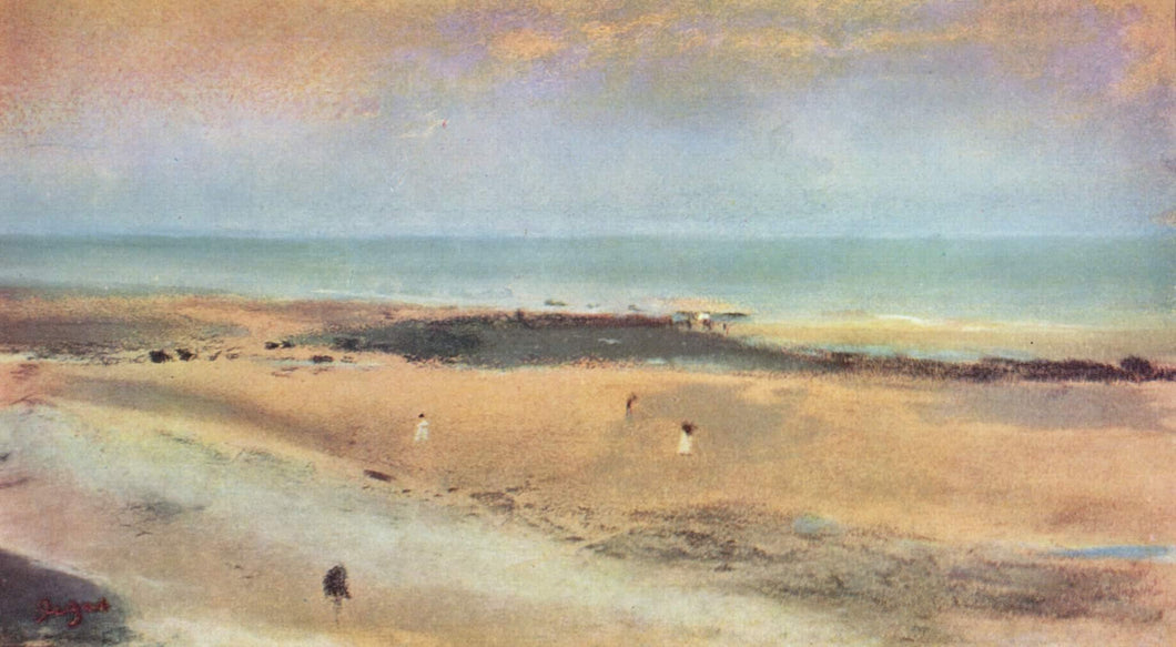 Praia em Ebbe (Edgar Degas) - Reprodução com Qualidade Museu