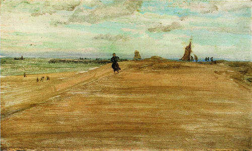 Cena de praia (James Abbott McNeill Whistler) - Reprodução com Qualidade Museu