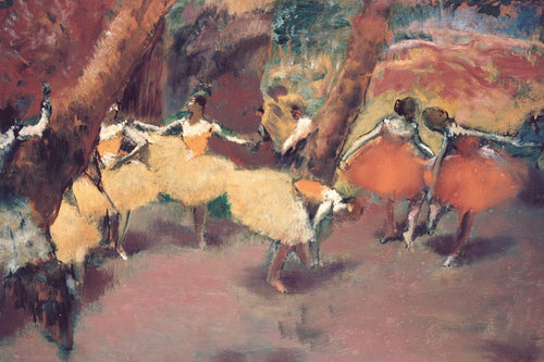 Antes da apresentação (Edgar Degas) - Reprodução com Qualidade Museu