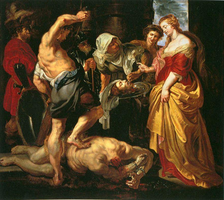 Decapitação de São João Batista (Peter Paul Rubens) - Reprodução com Qualidade Museu