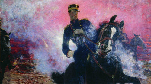 Rei da Bélgica Albert na época da explosão da barragem em 1914