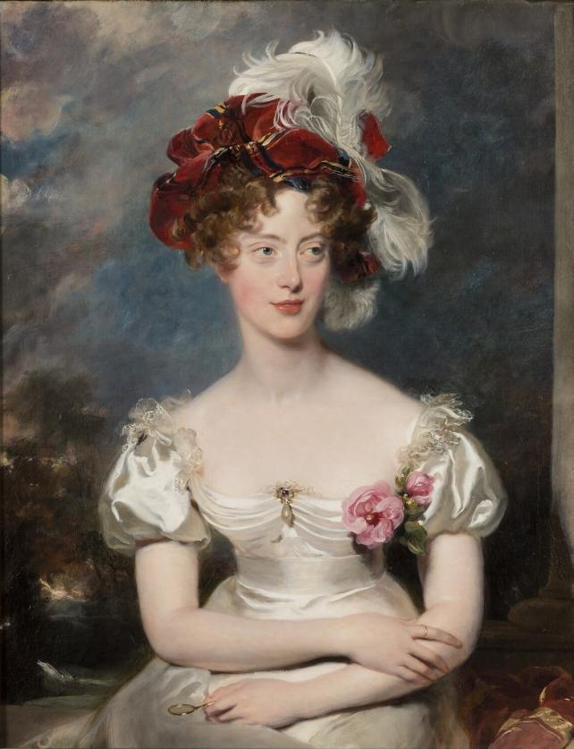 Retrato de Caroline Ferdinande de Bourbon Duas Sicílias