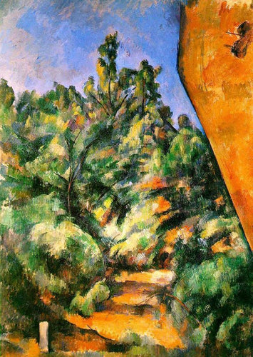 Bibemus - The Red Rock (Paul Cézanne) - Reprodução com Qualidade Museu