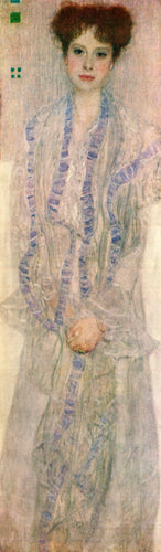 Retrato de Gertha Felssovanyi (Gustav Klimt) - Reprodução com Qualidade Museu
