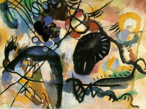 Mancha negra (Wassily Kandinsky) - Reprodução com Qualidade Museu